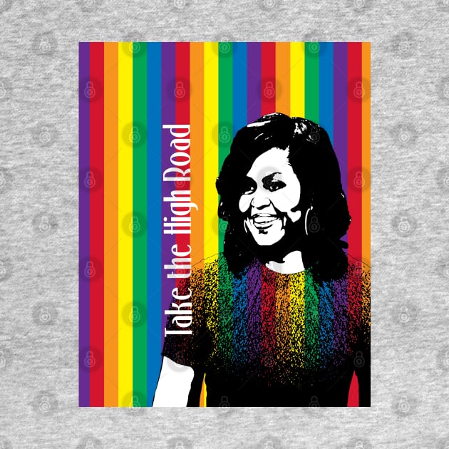 Michelle Obama Rainbow by candhdesigns